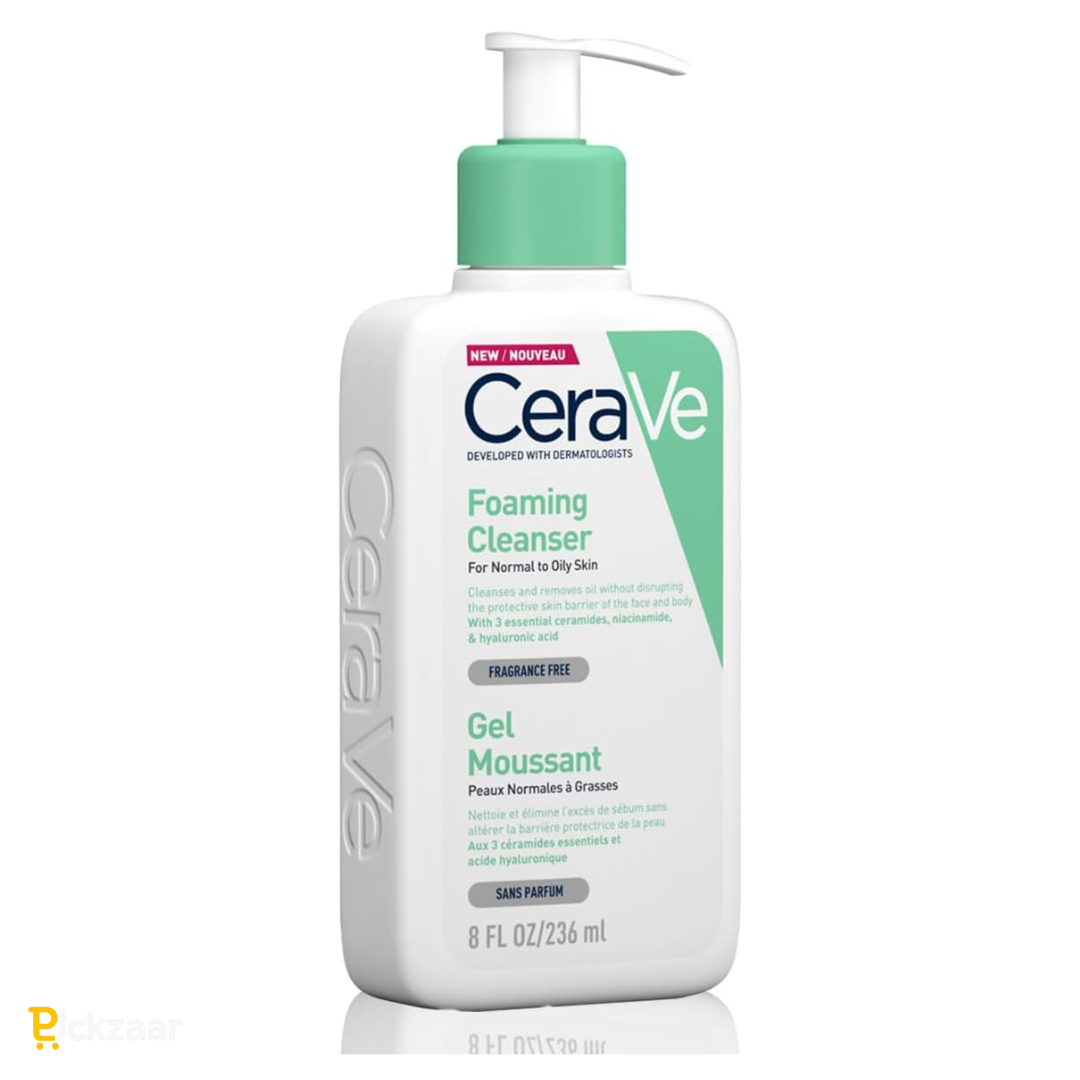 CeraVe Foaming Cleanser for Normal to Oily Skin with Hyaluronic Acid 236ml UAE