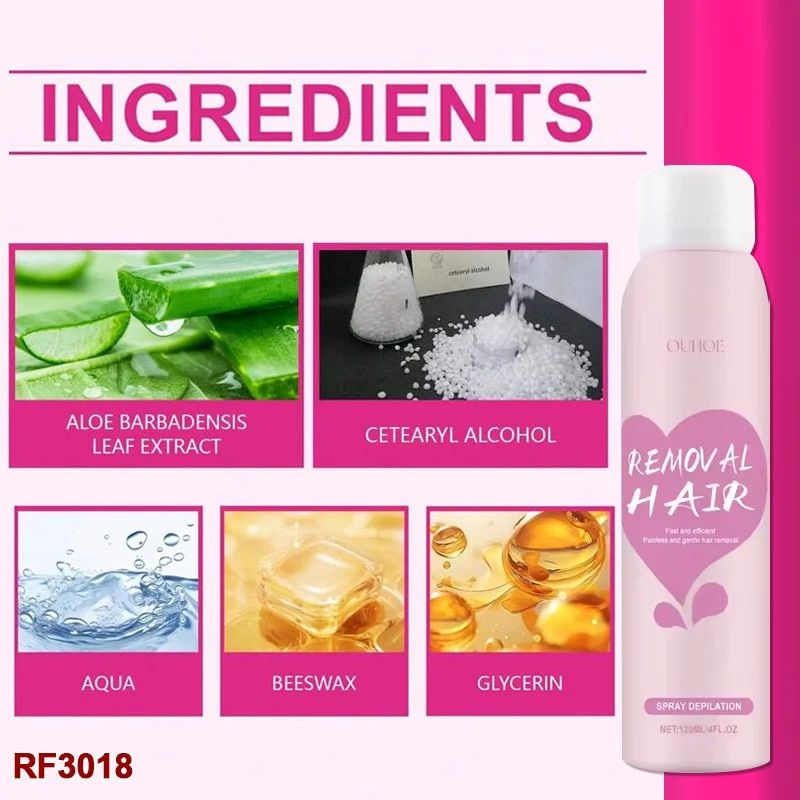 120ML Hair Removal Spray RF3018 | Instant Hair Removal Spray UAE