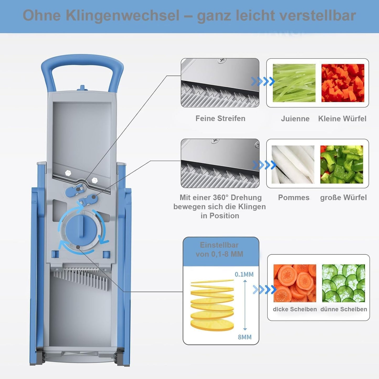 All-in-One Vegetable Slicer – Fast Multi-Cut Kitchen Gadget