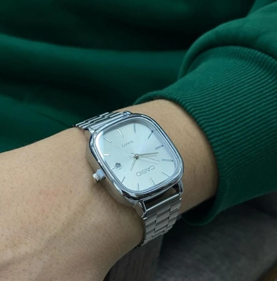 Casio Vintage Men’s Watch – Classic Silver ساعة رجالية كلاسيك (KSA)