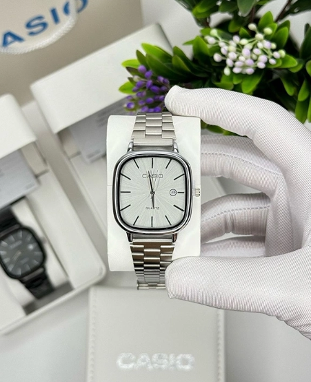 Casio Vintage Men’s Watch – Classic Silver ساعة رجالية كلاسيك (KSA)