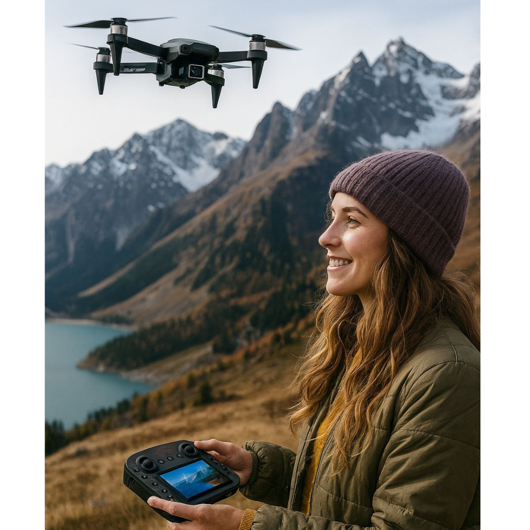 H31 Drone with HD Camera – 360° Flip, Gesture Control, 3 Speed Modes, Gravity Sensor, One-Key Takeoff | Ideal for Travel, Sports & Vlog Shooting