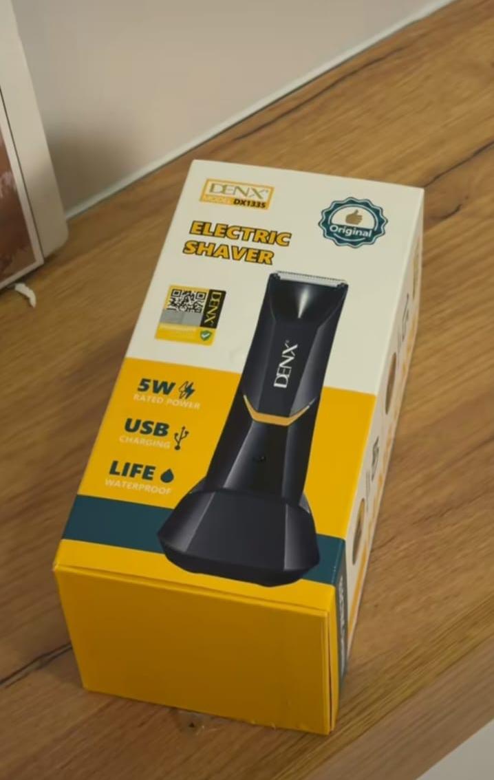 DENX Electric Trimmer – Waterproof Beard & Body Groomer for Men | USB Rechargeable UAE