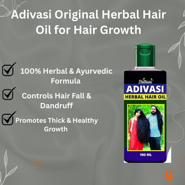 Adivasi Original Herbal Hair Oil for Hair Growth – Ayurvedic Scalp & Hair Fall Control