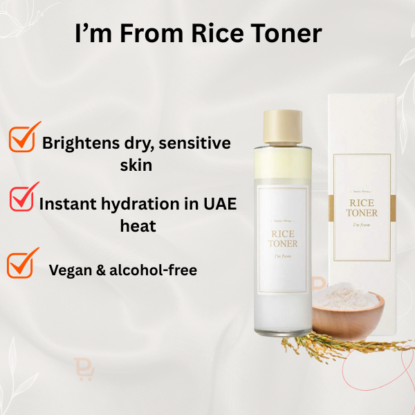 I’m From Rice Toner – Brightening, Hydrating Korean Rice Water Toner (150 ml)