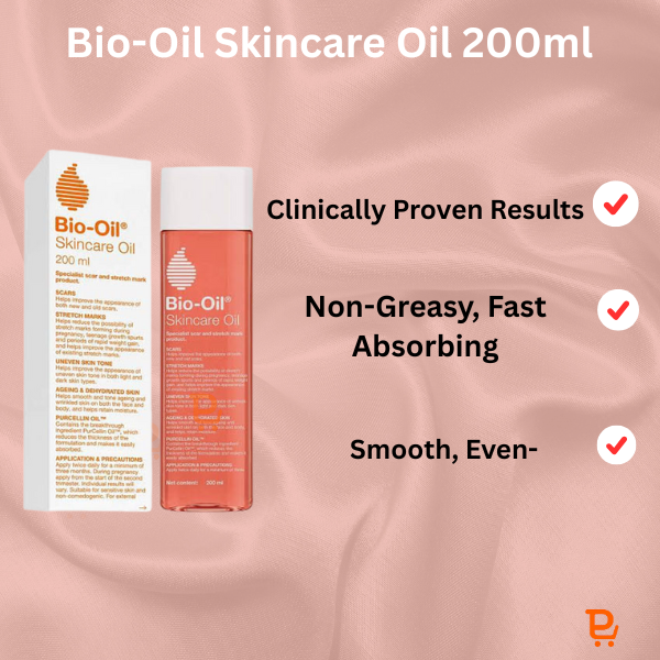 Bio‑Oil Skincare Oil – Specialist Scar, Stretch Mark & Skin Tone Repair (200 ml)
