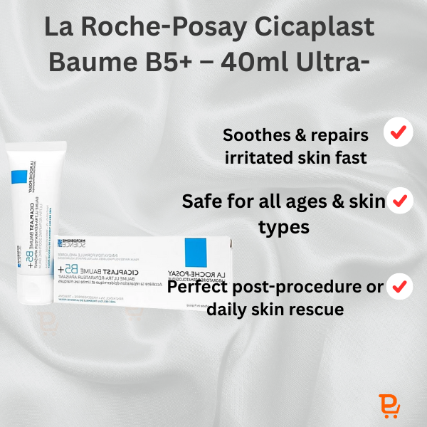 La Roche-Posay Cicaplast Baume B5+ – Ultra-Repairing Soothing Balm for Sensitive Skin (40 ml)