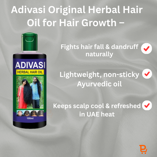 Adivasi Original Herbal Hair Oil for Hair Growth – Ayurvedic Scalp & Hair Fall Control