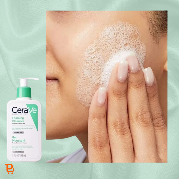 CeraVe Foaming Cleanser – Oil Control Gel for Oily/Normal Skin (236 ml)