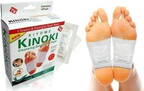 Kinoki Original Detox Foot Pads UAE – Natural Vital Detox Plaster for Feet (10 Pads)