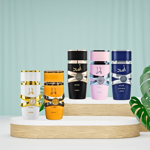 Lattafa My Yara Collection 5-Piece Perfume Set 30ml – Luxury Arabic Fragrances for Men & Women