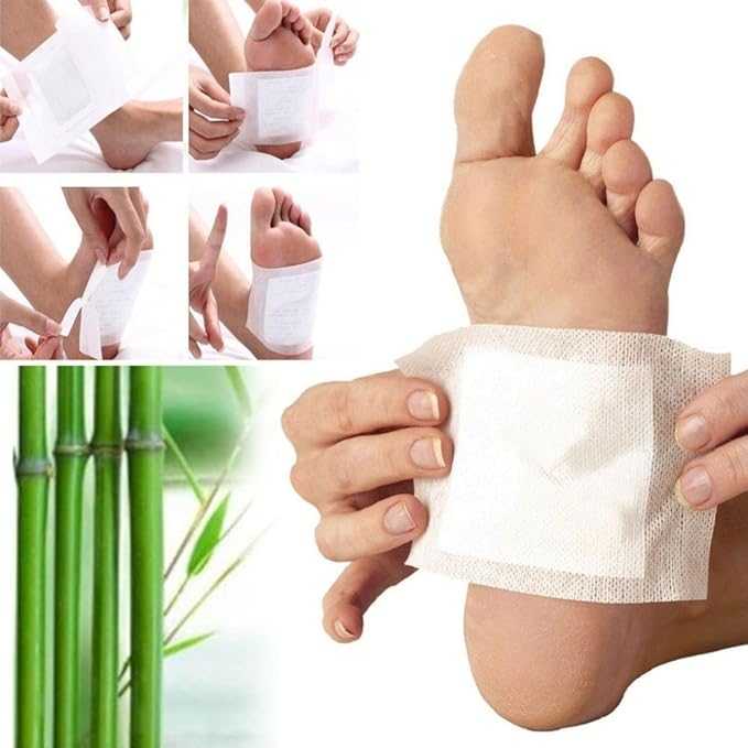 Kinoki Original Detox Foot Pads UAE – Natural Vital Detox Plaster for Feet (10 Pads)