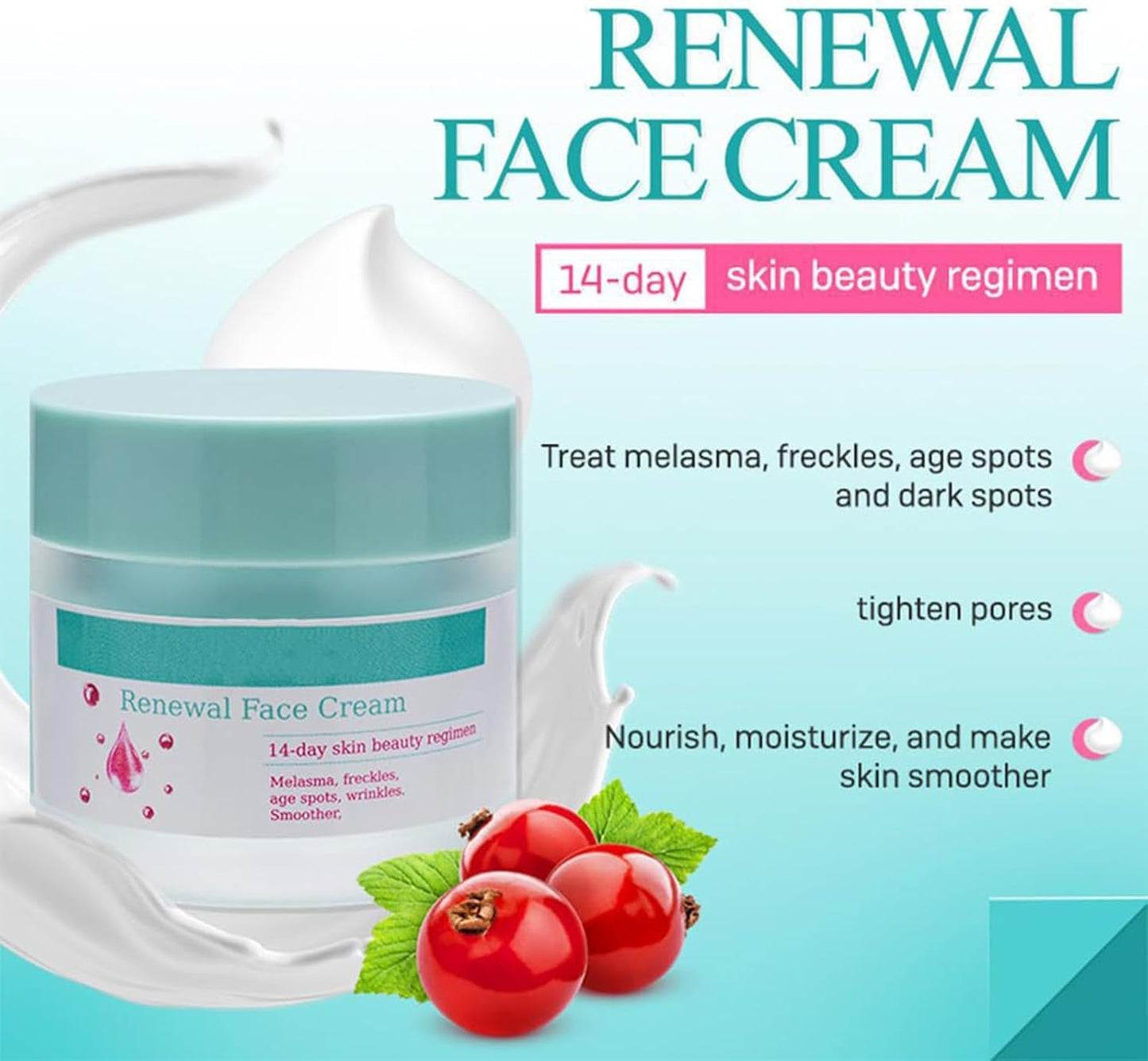 SAAM Renewal Face Cream Original (2 Pack) – Pigmentation & Dark Spot Removal Cream for Men & Women