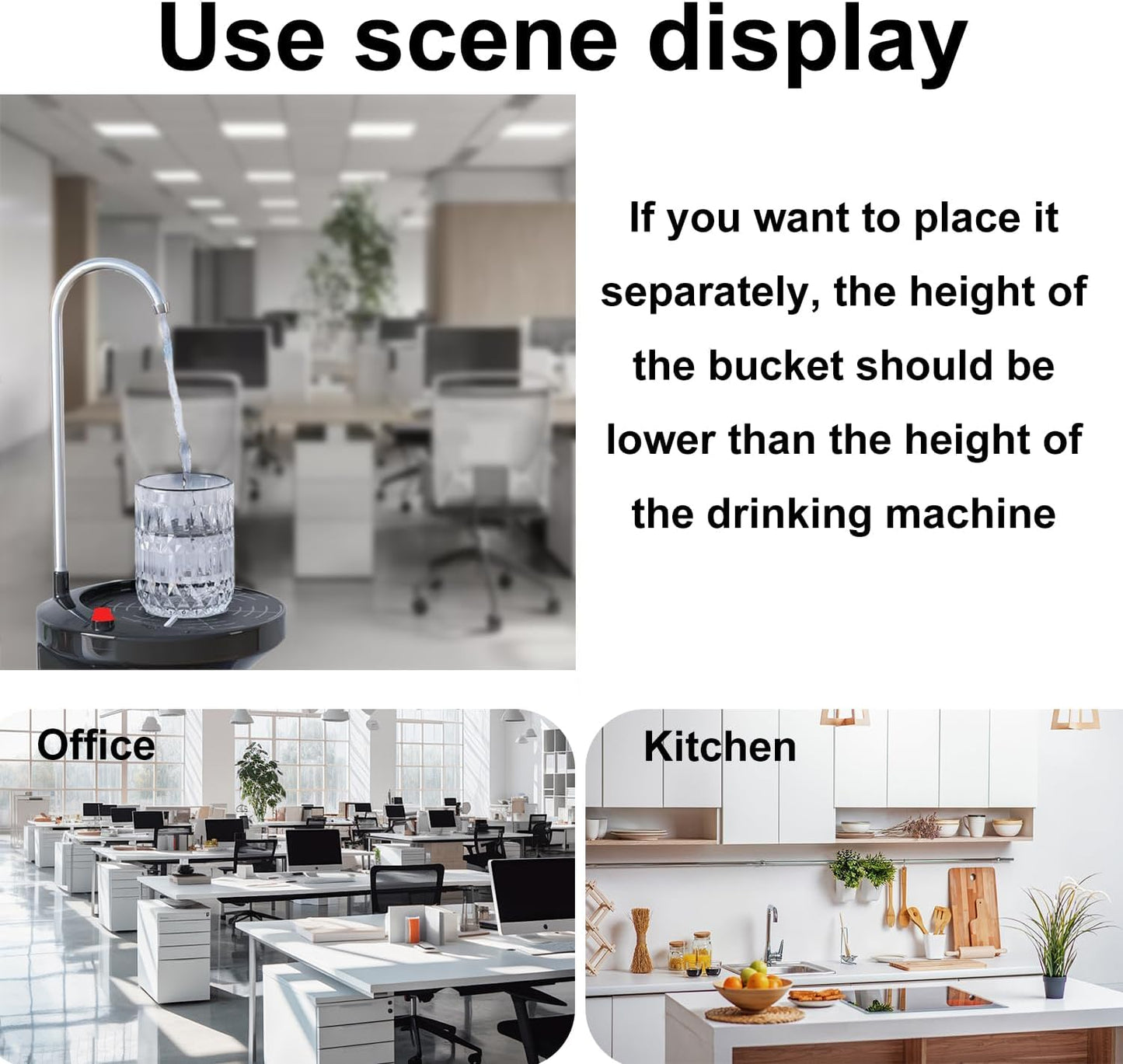 USB Rechargeable Water Dispenser Pump – Portable Auto Bottle Pump (2–5 Gallons)