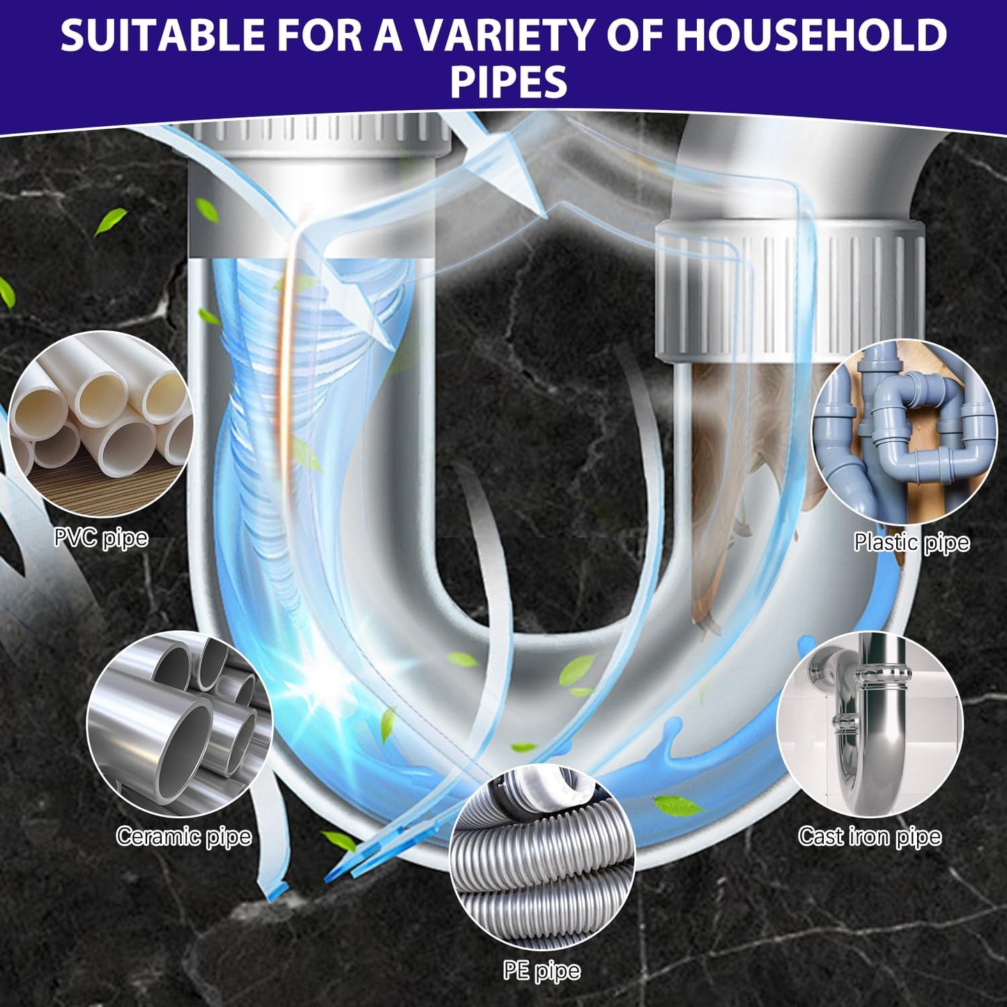 Pipeline Dredging Agent – Powerful Drain Cleaner & Pipe Unblocker Powder UAE