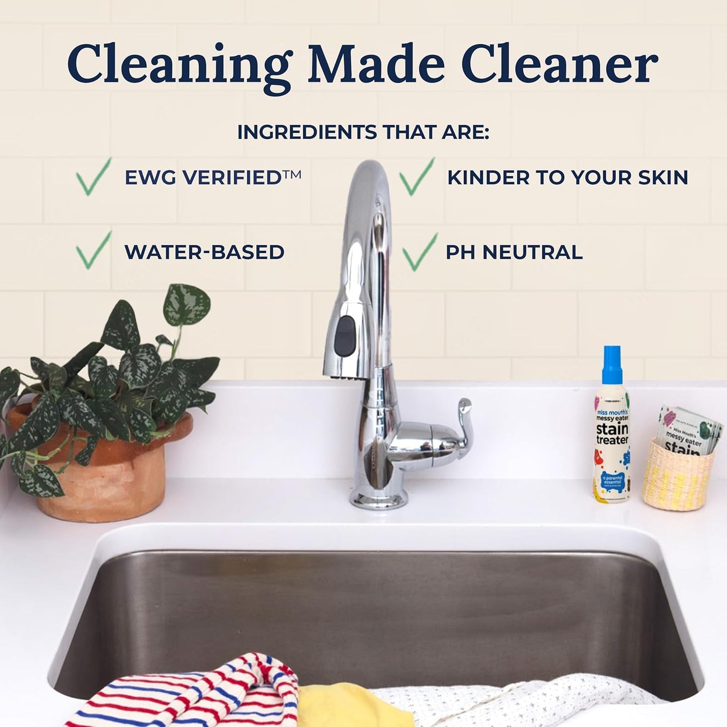 Messy Eater Stain Treater Spray – Powerful Stain Remover