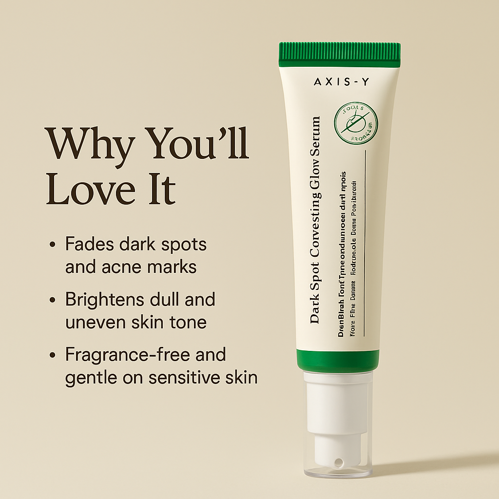AXIS-Y Dark Spot Correcting Glow Serum – 50ml Brighten Correct Glow