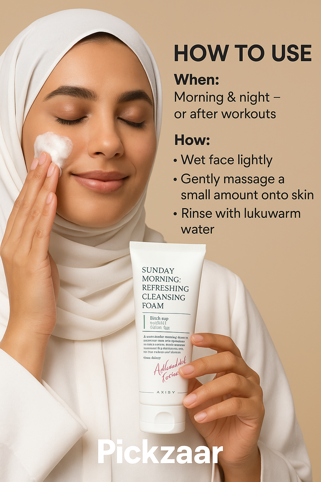 AXIS-Y Sunday Morning Refreshing Cleansing Foam – 120ml