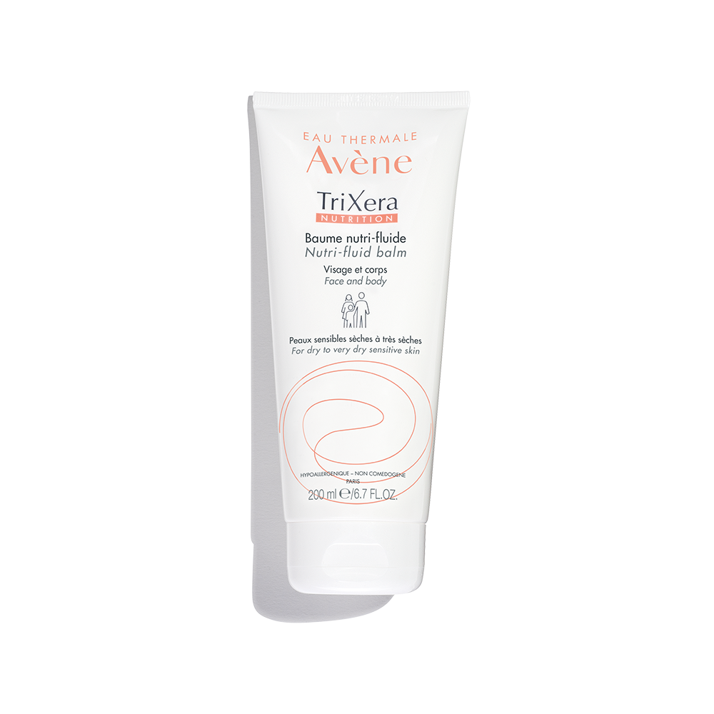 Avène TriXéra Nutrition Nutri-Fluid Balm – 200ml 48-Hour Hydration Balm for Sensitive, Dry to Very Dry Skin – Face & Body