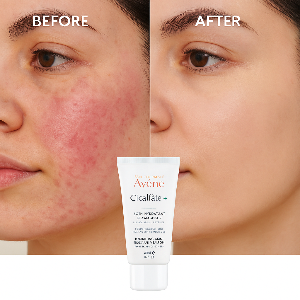 Avène Cicalfate+ Hydrating Skin Recovery Emulsion – 40ml Soothing Recovery Emulsion for Irritated, Weakened, or Post-Procedure Skin