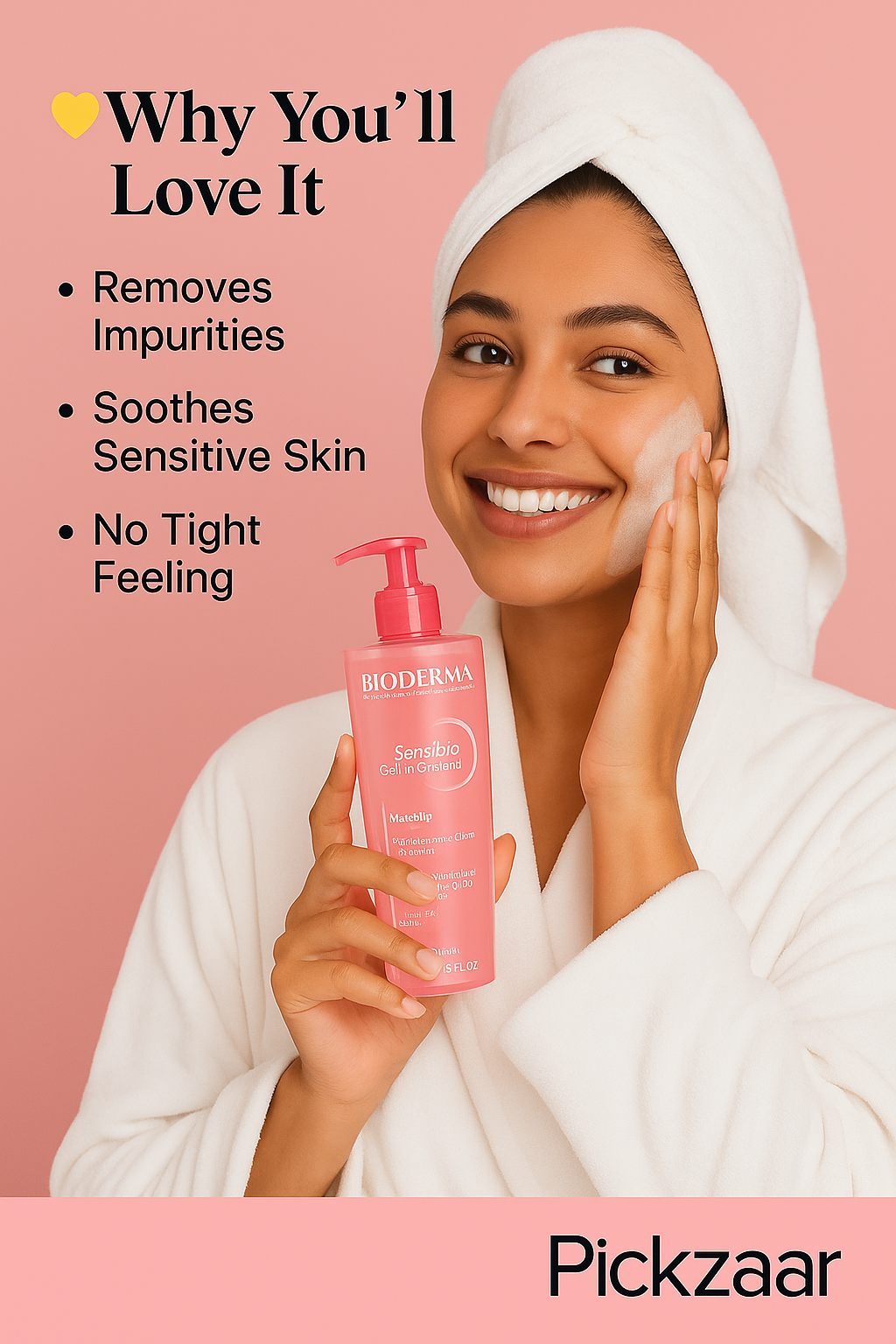 Bioderma Sensibio Soothing Micellar Foaming Gel – 500ml