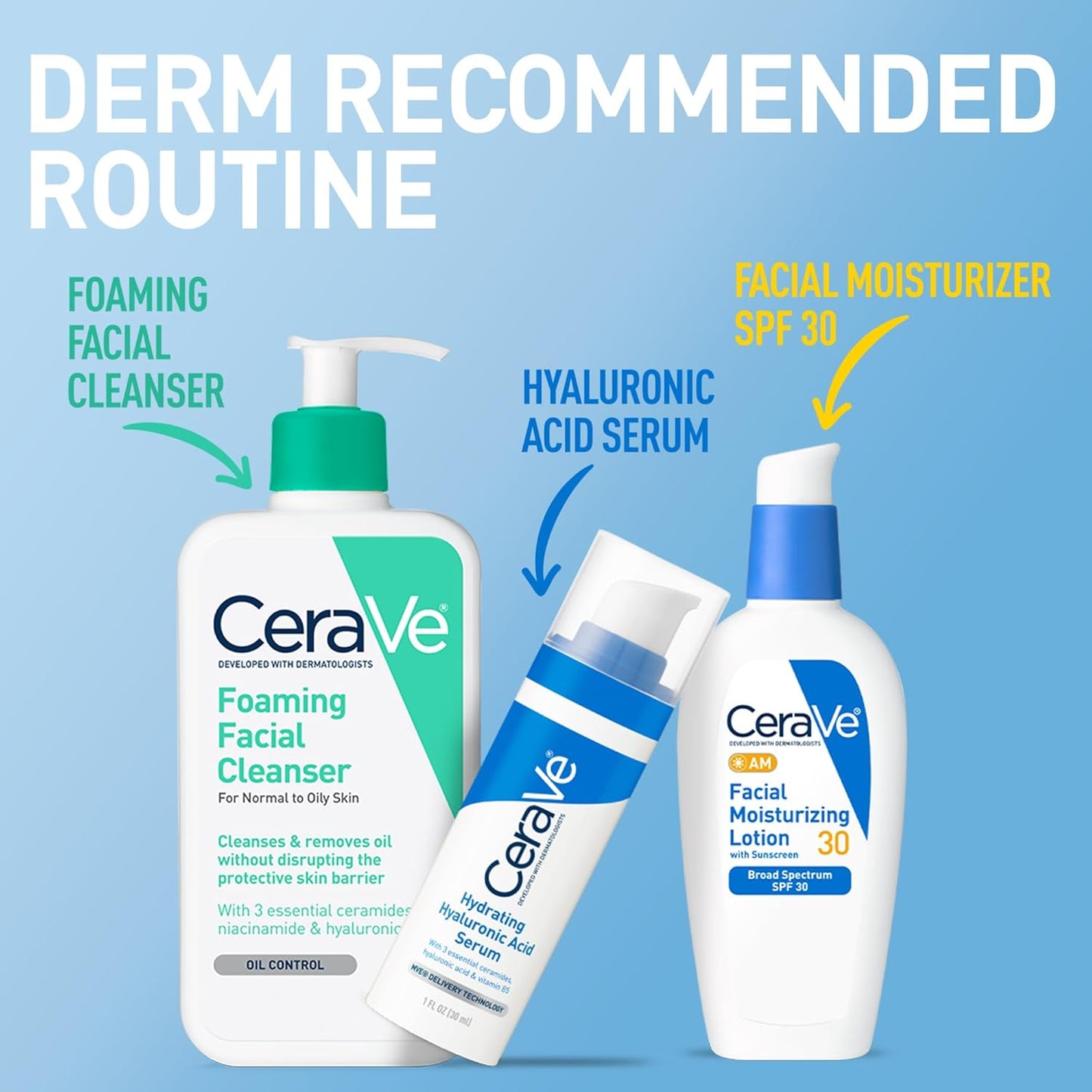 لوشن مرطب للوجه CeraVe AM بعامل حماية من الشمس 30 - 89 مل