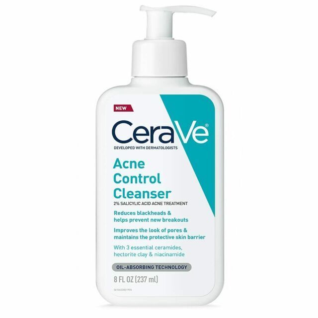 CeraVe Acne Control Cleanser – 237ml Deep Cleanse, Clearer Skin Stronger Barrier