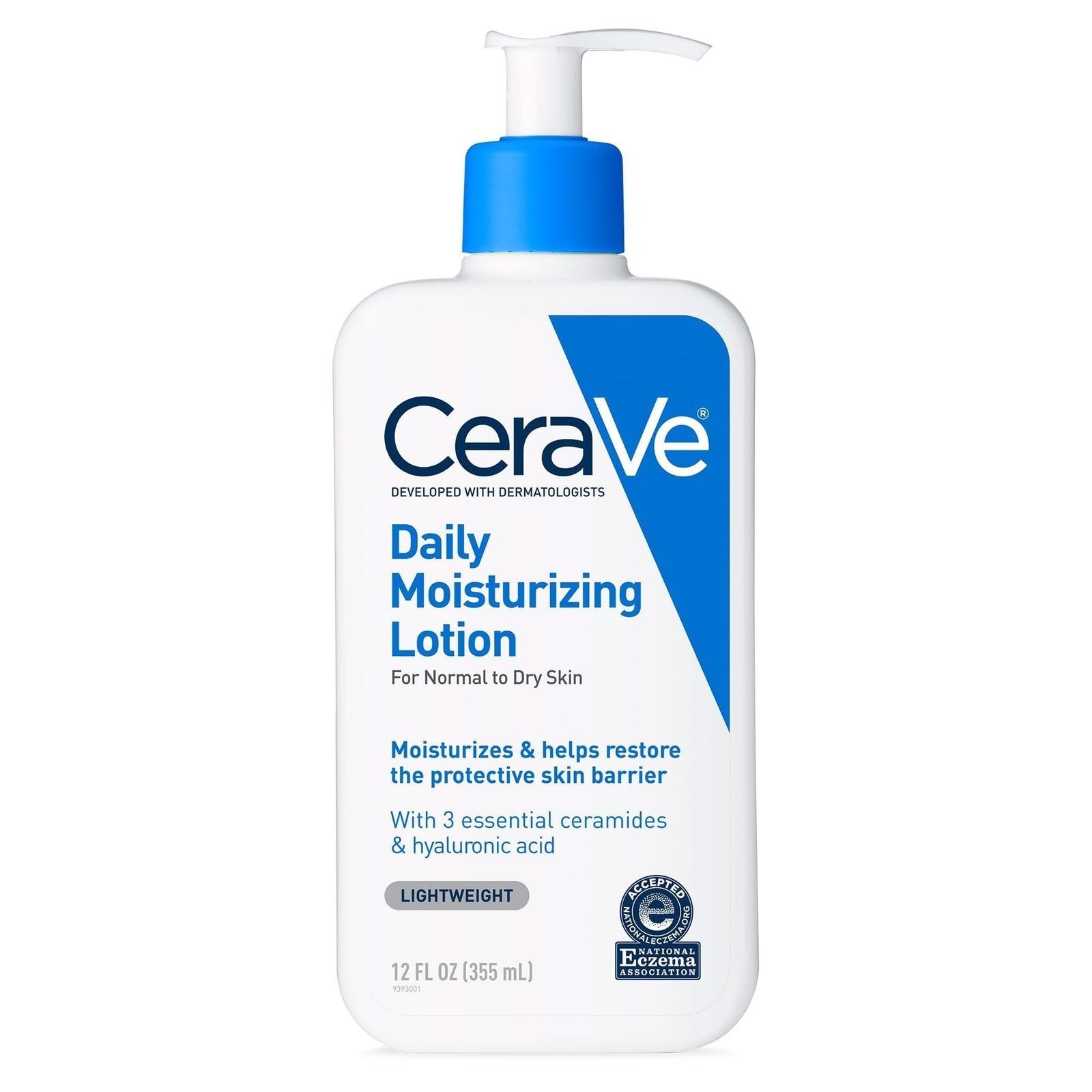 CeraVe Daily Moisturizing Lotion with Ceramides & Hyaluronic Acid – 355ml  24H Hydration for Face & Body