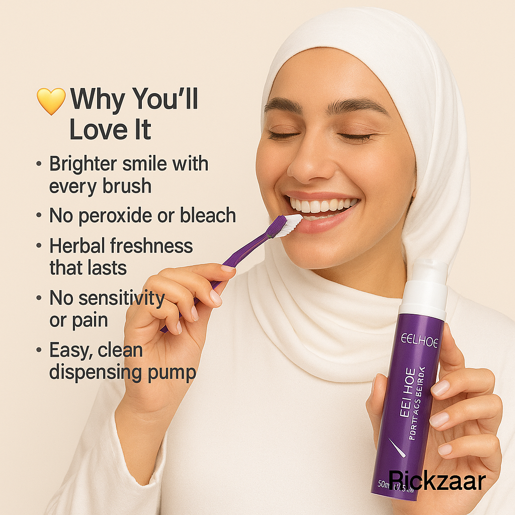 Colour Corrector Toothpaste – 50ml Whiten Without Sensitivity. Correct Yellow Instantly