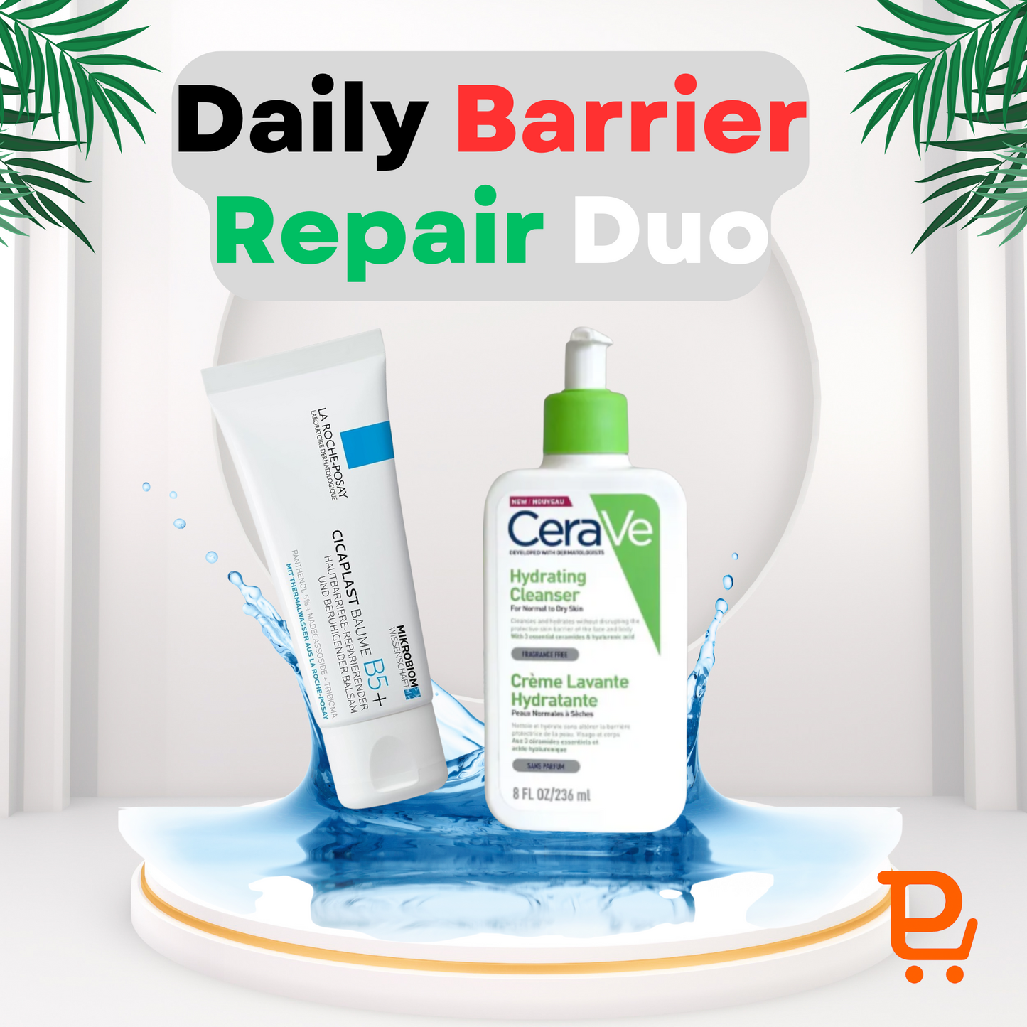 Daily Barrier Repair Duo – B5 Balm + Gentle Cleanser