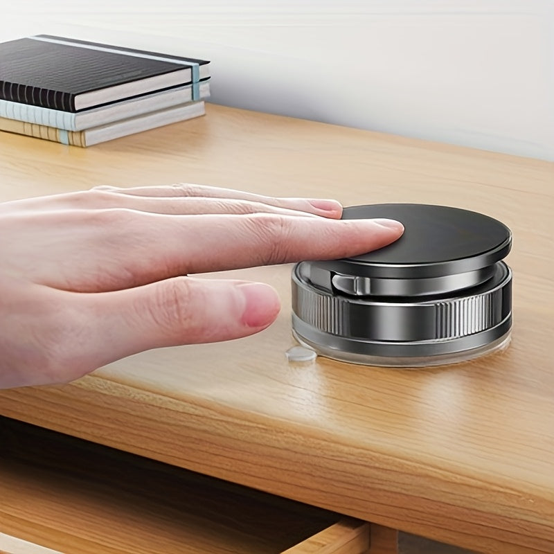 Magnetic Vacuum Suction Phone Holder – 360° Rotating, Auto-Adjust & Strong Grip