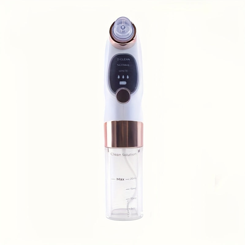 6-in-1 Electric Blackhead Remover Pore Vacuum with Water Circulation & 6 Suction Heads – Deep Facial Cleansing Beauty Device.