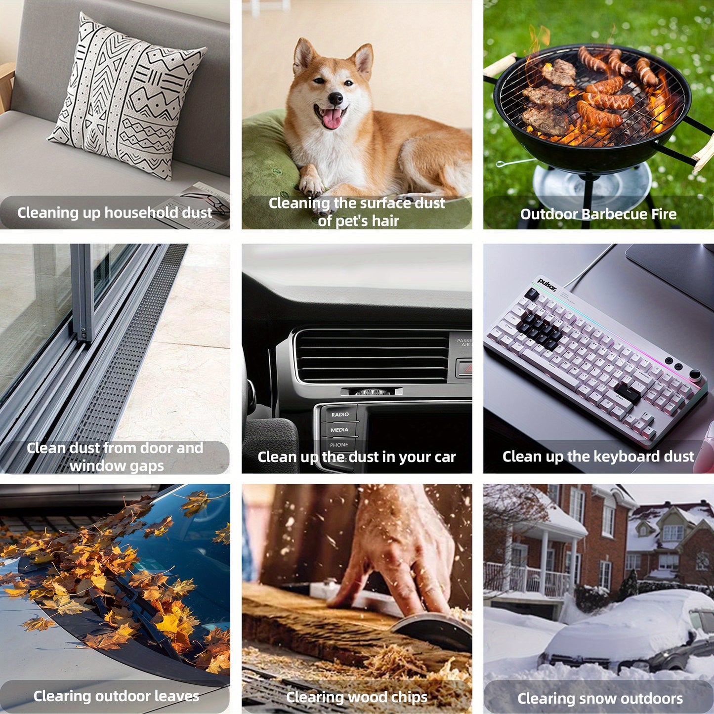 Turbo Jet Blower with 2 Batteries & Charger | Portable Car Dryer, Snow & Dust Removal, Lawn & Home Cleaning