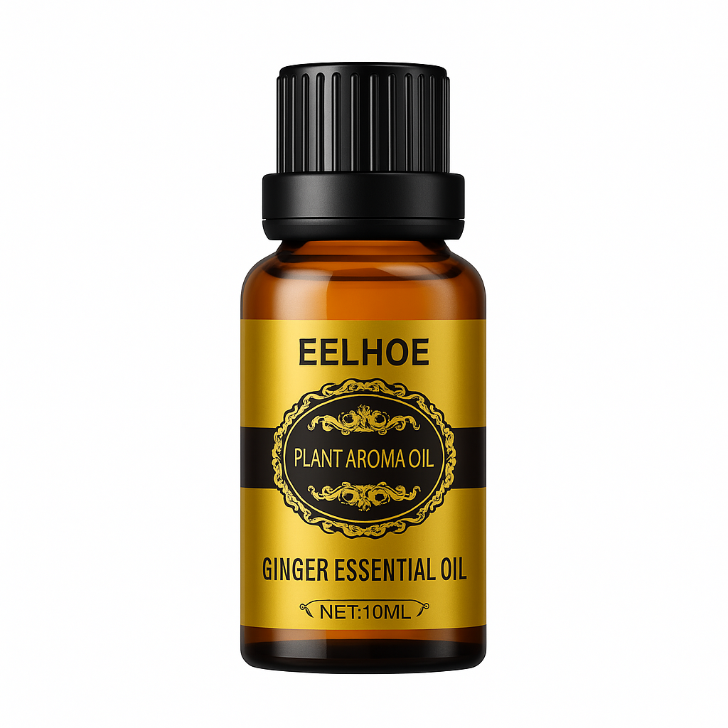 EELHOE Belly Drainage Ginger Essential Oil – 30ml Relieve, Relax & Reshape – Naturally