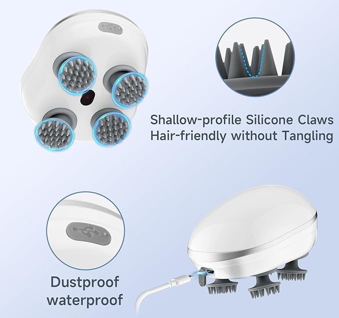Electric Multifunctional Head & Scalp Massager