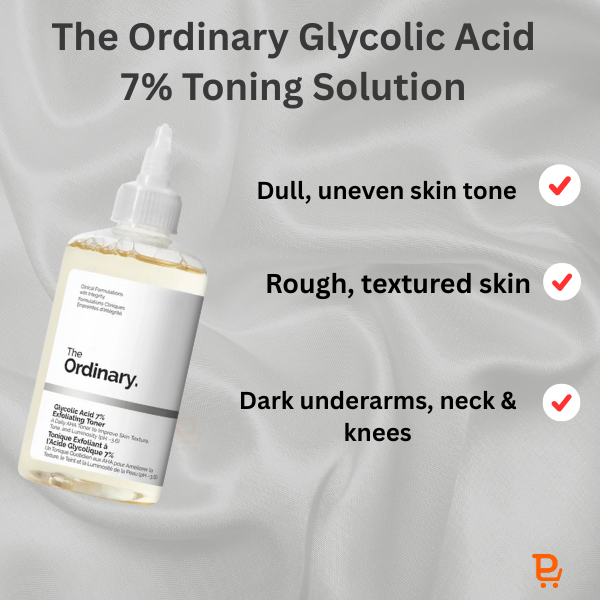 The Ordinary Glycolic Acid 7% Toning Solution – 240ml Clear Glow