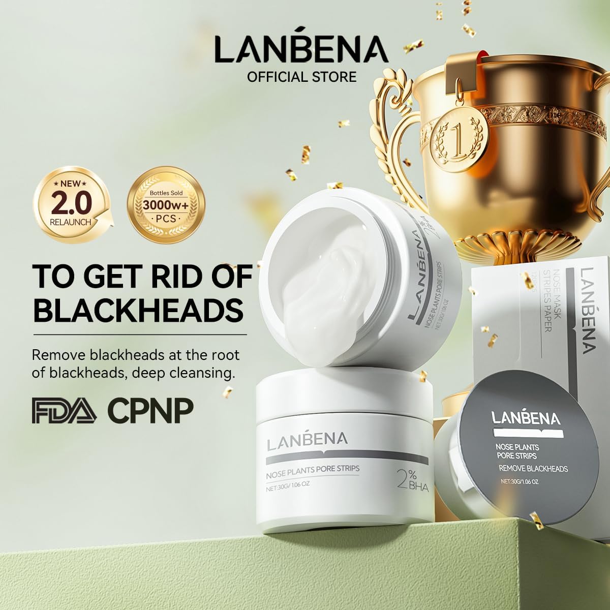 LANBENA 2.0 Blackhead Remover Peel-Off Mask