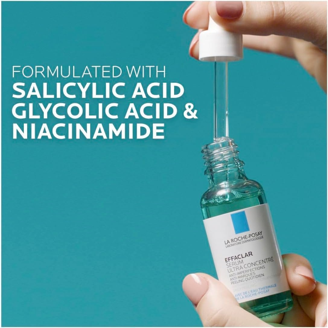 La Roche-Posay Effaclar Ultra Concentrated Serum – 30ml Refine Texture Clear Blemishes Smooth Overnight