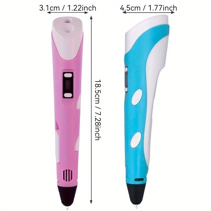 3D Printing Pen with LCD Screen | DIY Drawing & Craft Doodle Tool for Kids & Adults UAE