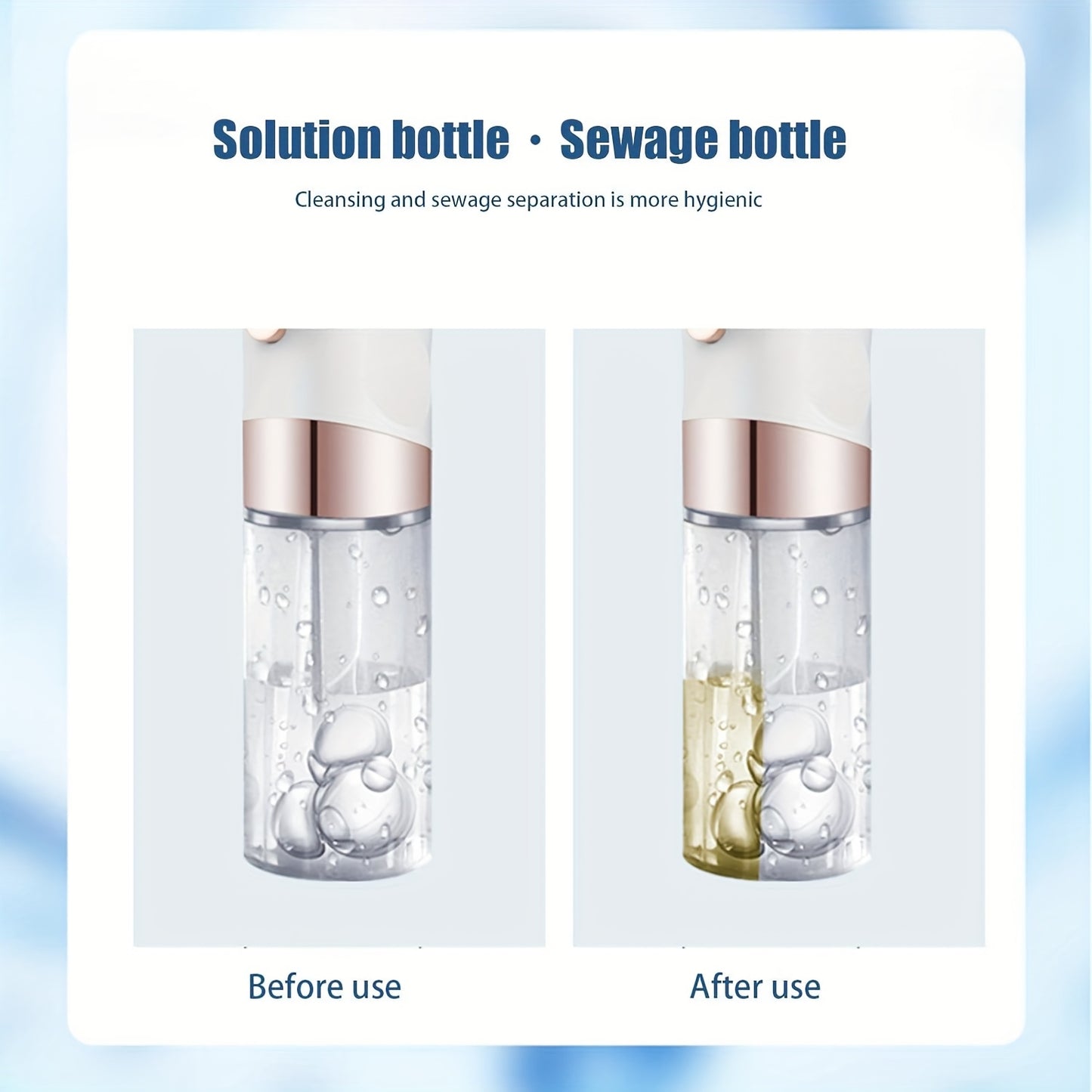 6-in-1 Electric Blackhead Remover Pore Vacuum with Water Circulation & 6 Suction Heads – Deep Facial Cleansing Beauty Device.