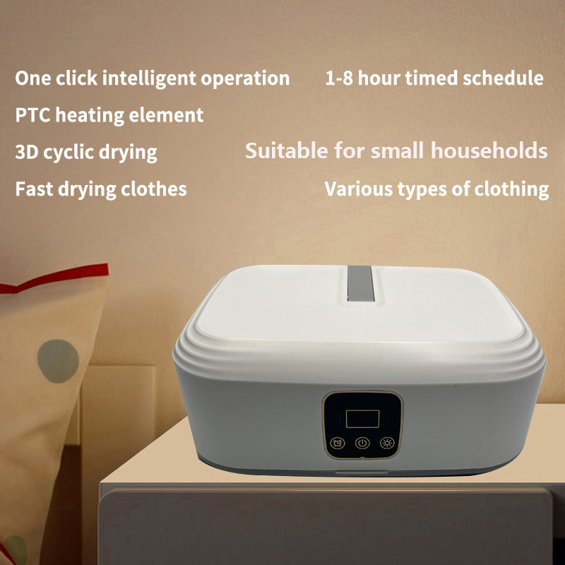 Foldable Portable Clothes Dryer | Fast 20-Min Drying, UV Sanitizing & Energy-Saving Mini Dryer for Apartments, Dorms, RVs & Travel