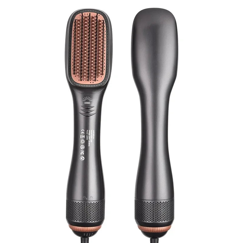 REBUNE 3-in-1 Hair Dryer Brush – Straighten, Dry & Volumize Fast