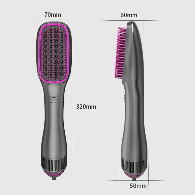 REBUNE 3-in-1 Hair Dryer Brush – Straighten, Dry & Volumize Fast