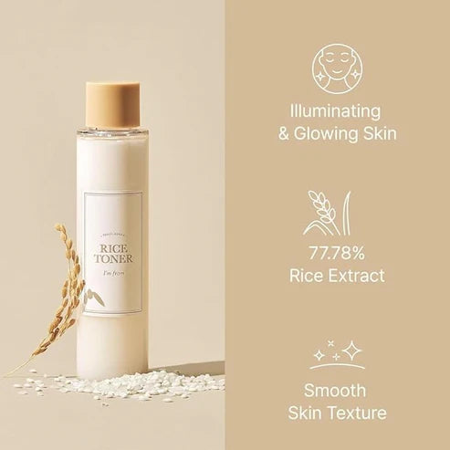 Rice Toner 150ml – Korean Brightening & Hydrating Toner for Dry, Sensitive Skin UAE