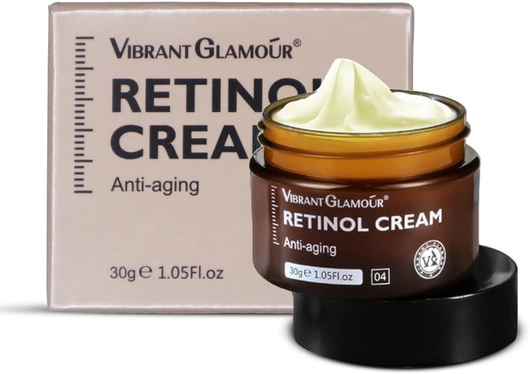 VIBRANT GLAMOUR Retinol Anti-Aging Whitening Face Cream (30g) Reveal youthful, radiant skin—naturally