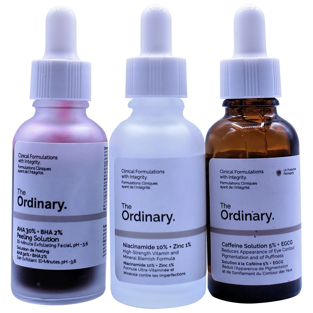 HE ORDINARY 3 IN 1 VICO SKIN CARE – Mini Serum Set (3 x 15ml)