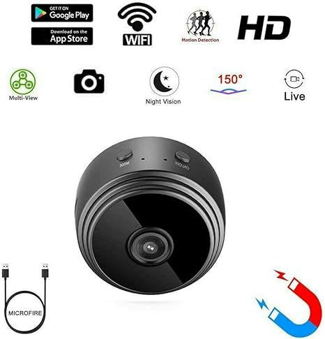 Mini Wireless Security Camera – 1080P HD, Magnetic Mount | Security Camera UAE