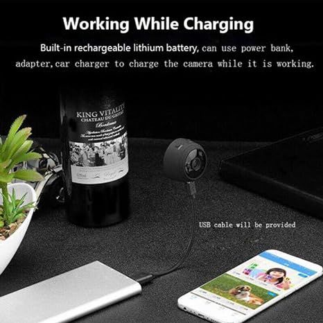 Mini Wireless Security Camera – 1080P HD, Magnetic Mount | Security Camera UAE