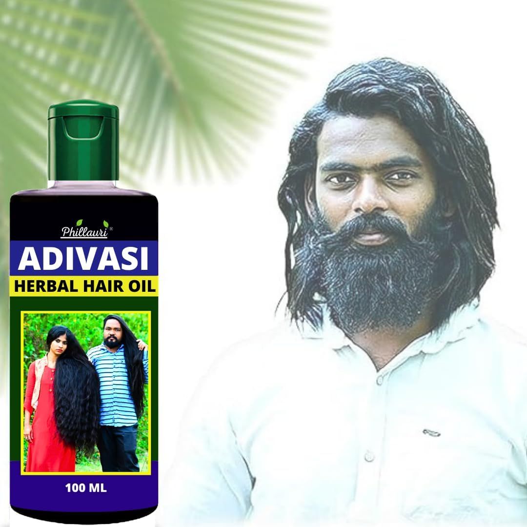 Adivasi Original Herbal Hair Oil for Hair Growth – Ayurvedic Scalp & Hair Fall Control