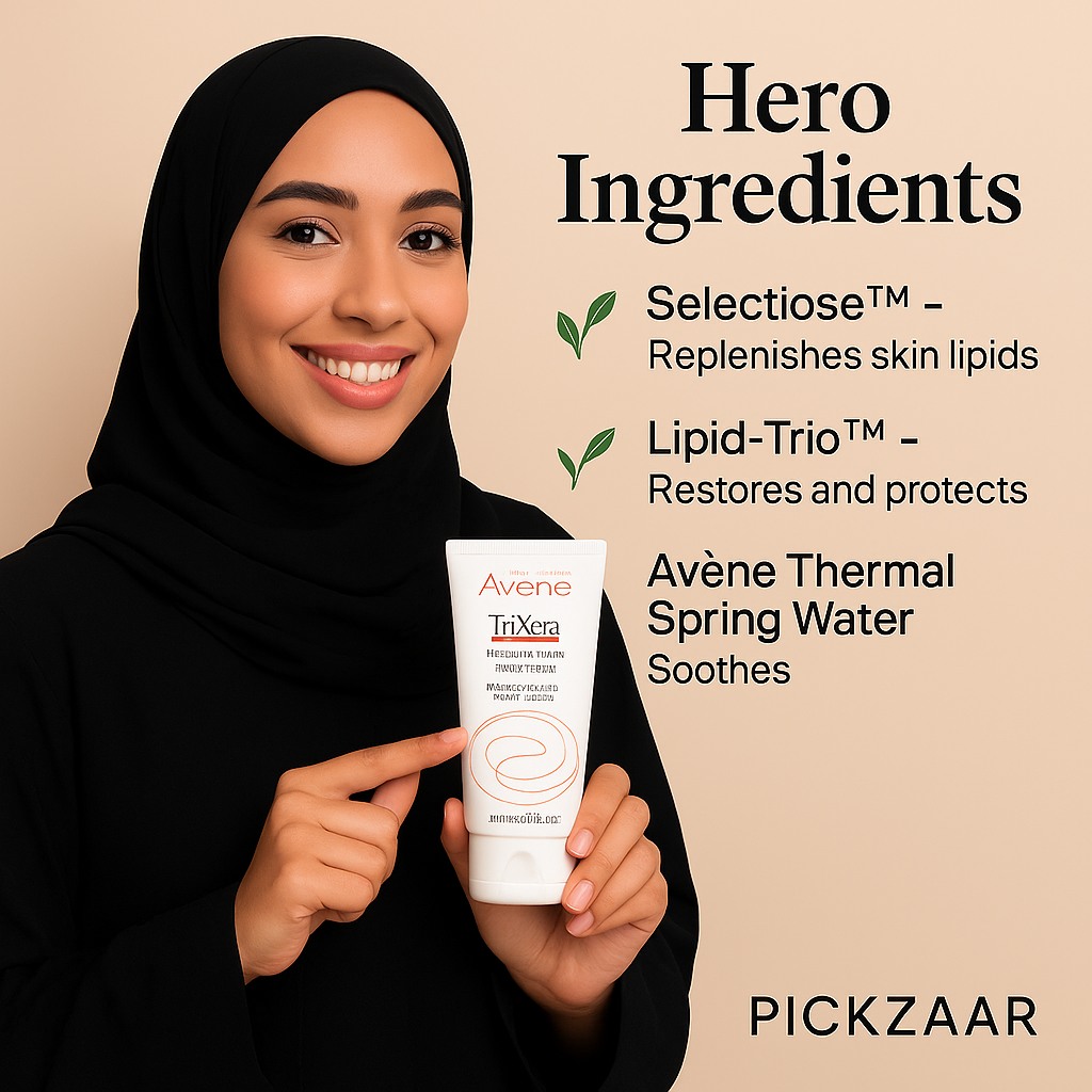 Avène TriXéra Nutrition Nutri-Fluid Balm – 200ml 48-Hour Hydration Balm for Sensitive, Dry to Very Dry Skin – Face & Body